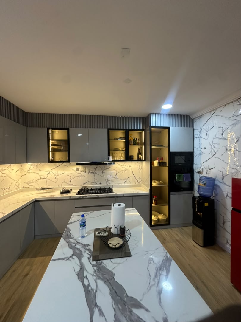 Finished interior